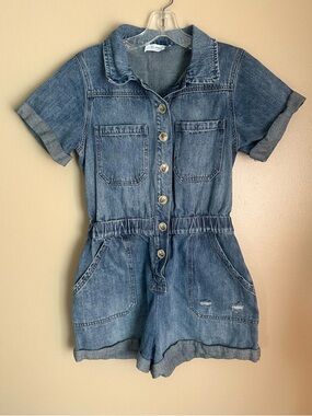 Denim Romper